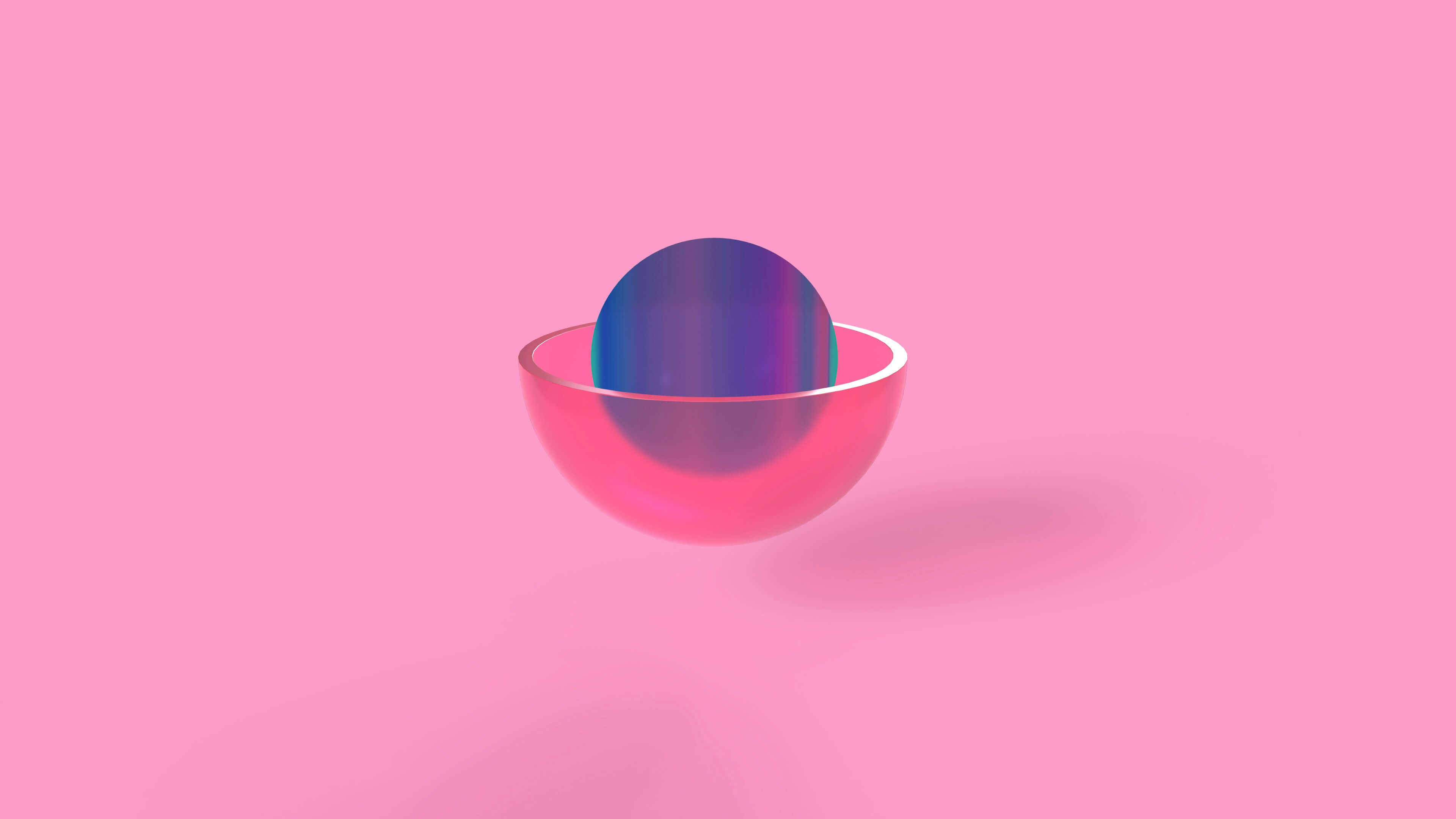 Ilustração abstrata de um fluxo de cobrança que se dissolve na experiência, em gradiente roxo e magenta